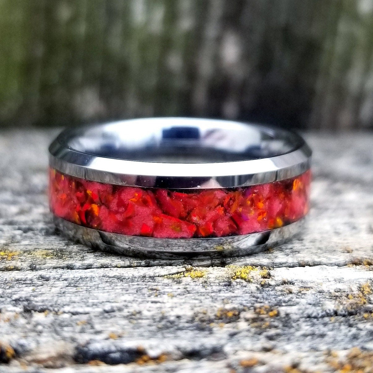 Fire opal sale band